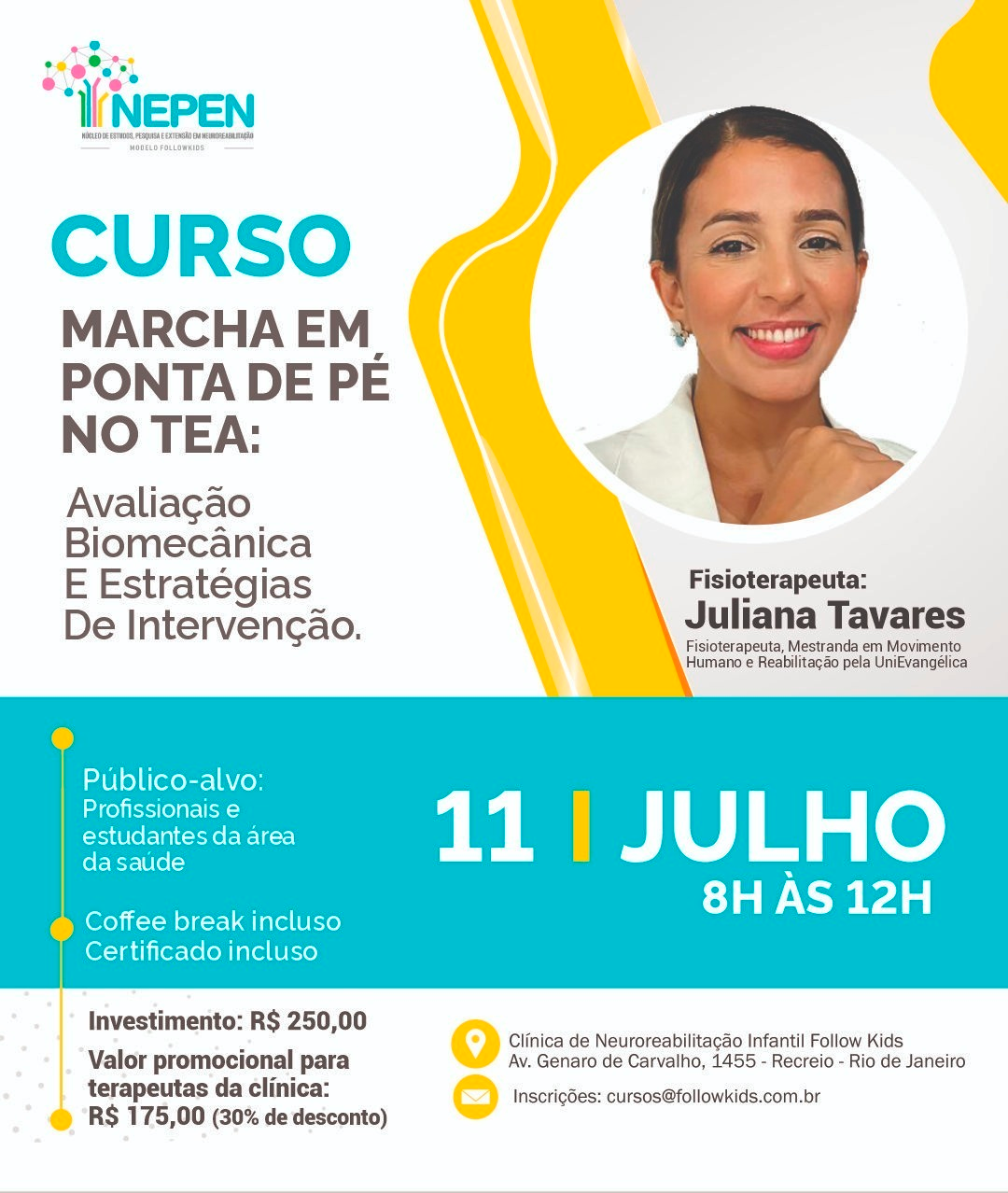 Curso Marcha em Ponta de Pé no TEA